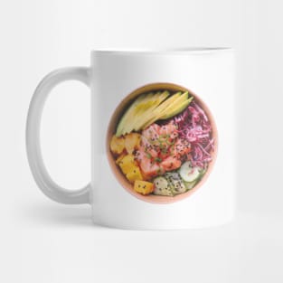 Hawaiian Poke Phot Art Mug